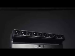 ضوء LED ذو سطوع عالية يتنقل في رأس البار غسل 10X60W 4 في 1 حبات الضوء