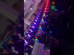 12pcs 40W RGBW 4 في 1 LED Beam Wash Head Moving Light للضوء الزفافي